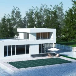 16 Ft. X 32 Ft. Rectangle In-Ground Child Safety Pool Covers Pool Safety Cover For Swimming -Patio Furniture Shop green vevor safety pool covers yycm16x32ycycg001v0 31 1000