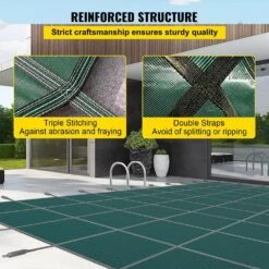 16 Ft. X 36 Ft. Rectangle In-Ground Pool Cover Child Safety Pool Covers Pool Cover Mesh For Swimming 13 16 Ft. X 36 Ft. Rectangle In-Ground Pool Cover Child Safety Pool Covers Pool Cover Mesh For Swimming -Patio Furniture Shop green vevor safety pool covers yycm16x36ftycg001v0 1f 1000