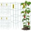 14.6 In. X 14.6 In. X 39.4 In. Tomato Cages For Garden Square Plant Support Cages Green Steel Tomato Towers (6-Pack) -Patio Furniture Shop green vevor tomato cages fxkzdfq14 639ycq1v0 64 1000