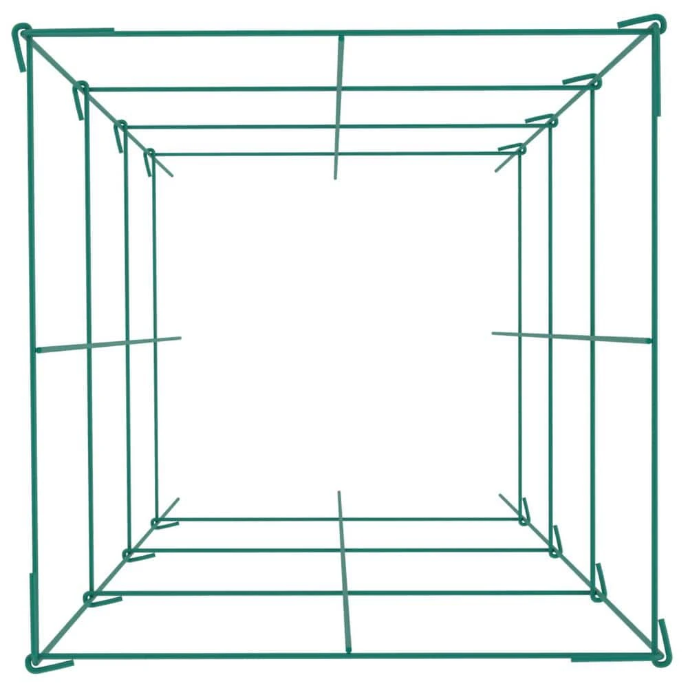 14.6 In. X 14.6 In. X 39.4 In. Tomato Cages For Garden Square Plant Support Cages Green Steel Tomato Towers (6-Pack) 4 14.6 In. X 14.6 In. X 39.4 In. Tomato Cages For Garden Square Plant Support Cages Green Steel Tomato Towers (6-Pack) - Image 2