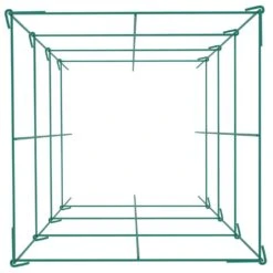11.8 In. X 11.8 In. X 46.1 In. Tomato Cages Square Plant Support Cages Green Steel Tomato Towers For Plants (10-Pack) -Patio Furniture Shop green vevor tomato cages fxkzdfqzz12468sd0v0 e1 1000