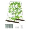 Cucumber Trellis For Climbing Plants, 46 In. X 32 In. Foldable Cucumber Trellis Set With Plant Clips, 2025 Upgrade -Patio Furniture Shop green vevor tomato cages hgpjtxczaxj44pxqxv0 64 1000