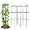 6-Packs Tomato Cages For Garden, 48 In.Tomato Trellis Plant Stakes Support, Stackable Tall Plant Support Cage,for Garden -Patio Furniture Shop green vevor tomato cages kzdfqzzzcj480ig42v0 64 1000
