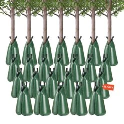 Tree Watering Bag, 25-Packs 20 Gal. Watering Bags For New Trees, 5-9 Hours Slow Release Refillable Tree Drip Irrigation