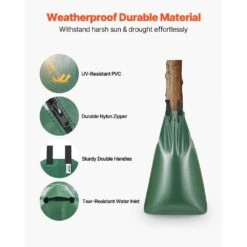 Tree Watering Bag, 4-Packs 20 Gal. Watering Bags For New Trees, 5-9 Hours Slow Release Refillable Tree Drip Irrigation -Patio Furniture Shop greens vevor drip irrigation kits dsjsd20gal4ji8tmov0 4f 1000