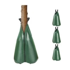 Tree Watering Bag, 4-Packs 20 Gal. Watering Bags For New Trees, 5-9 Hours Slow Release Refillable Tree Drip Irrigation