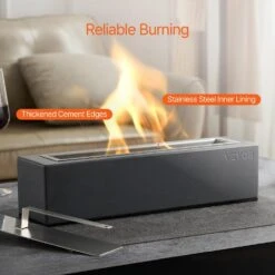 Tabletop Fire Pit Bowl, 15 In. Concrete Tabletop Fireplace Indoor Outdoor Decor, Portable Rubbing Alcohol Burner Smores 13 Tabletop Fire Pit Bowl, 15 In. Concrete Tabletop Fireplace Indoor Outdoor Decor, Portable Rubbing Alcohol Burner Smores -Patio Furniture Shop grey vevor gas fire pits zmshkhntqhsz4s3ikv0 1f 1000