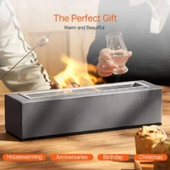 Tabletop Fire Pit Bowl, 15 In. Concrete Tabletop Fireplace Indoor Outdoor Decor, Portable Rubbing Alcohol Burner Smores 15 Tabletop Fire Pit Bowl, 15 In. Concrete Tabletop Fireplace Indoor Outdoor Decor, Portable Rubbing Alcohol Burner Smores -Patio Furniture Shop grey vevor gas fire pits zmshkhntqhsz4s3ikv0 fa 1000