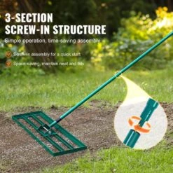 Lawn Leveling Rake 30 In. X 10 In. Level Lawn Tool Heavy-duty Lawn Leveler With 78 In. Steel Extended Handle Rake Suit -Patio Furniture Shop landscaping rakes cppzp1030000q4vm8v0 1f 1000