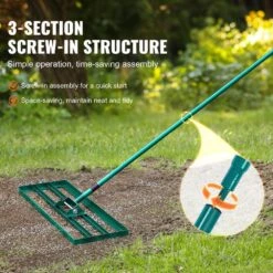 Lawn Leveling Rake 36 In. X 10 In. Level Lawn Tool Heavy-duty Lawn Leveler With 78 In. Steel Extended Handle Rake Suit -Patio Furniture Shop landscaping rakes cppzp1036000skwncv0 1f 1000