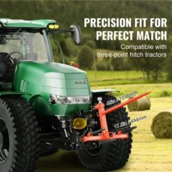 49 In. Hay Spear Bale Spears 1600 Lbs. Loading Capacity 3-Point Hitch Tractor Attachment With 2pcs 17.5 In. -Patio Furniture Shop landscaping rakes tzczs49inchscwhsbv0 1f 1000