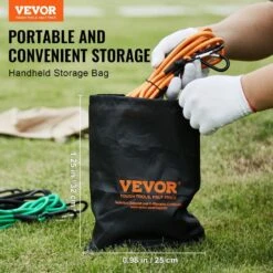 30 Piece Bungee Cords Assortment, 8 Mm Heavy Duty Bungee Straps W/ A3 Steel Carabiners, Includes 10 In., 18 In., 24 In. -Patio Furniture Shop multi colored vevor plant hangers dlkzdw30pcsygxayrv0 76 1000