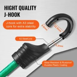 32 Piece Bungee Cords Assortment, 8 Mm Heavy Duty Bungee Straps With A3 Steel Hooks, Including 10 In., 24 In., 32 In. -Patio Furniture Shop multi colored vevor plant hangers dlkzdw32pcsynp5wfv0 44 1000