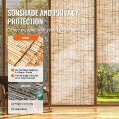 Reed Fence Backyard Landscaping Privacy Blind Fencing Screen 13.3 Ft. X 3.3 Ft., Decorative Fence For Backyard Garden -Patio Furniture Shop natural vevor garden fencing lwwl1jt133ftr0tuev0 4f 1000