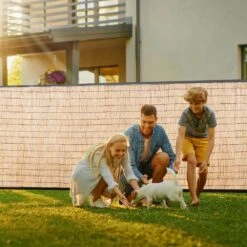 Natural Reed Fencing, 4 Ft. X 16.4 Ft., 2-Pack Reed Screen Curtain Balcony Reed Fence Roll For Outdoor Power Source -Patio Furniture Shop natural vevor garden fencing lwwl2jt164ftrrp7xv0 31 1000