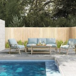 Natural Bamboo Slat Screening Eco-Friendly Privacy Bamboo Slat Fence 3 Ft. H X 19.6 Ft. L, Bamboo Fence 17 Natural Bamboo Slat Screening Eco-Friendly Privacy Bamboo Slat Fence 3 Ft. H X 19.6 Ft. L, Bamboo Fence -Patio Furniture Shop natural wood vevor garden fencing zwl196ft33ft8p7dqv0 31 1000