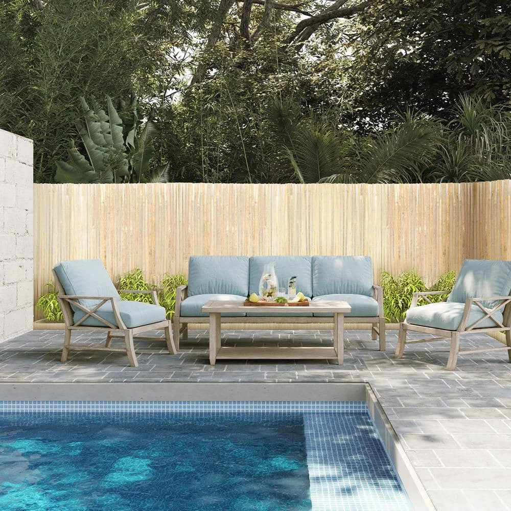 Natural Bamboo Slat Screening Eco-Friendly Privacy Bamboo Slat Fence 3 Ft. H X 19.6 Ft. L, Bamboo Fence 10 Natural Bamboo Slat Screening Eco-Friendly Privacy Bamboo Slat Fence 3 Ft. H X 19.6 Ft. L, Bamboo Fence - Image 8