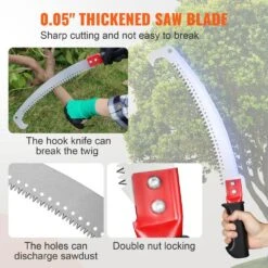 Manual Pole Saw, 55.2- 117.6 In. Extendable Tree Pruner, Sharp Steel Blade For High Branches Trimming, Pruning Saw -Patio Furniture Shop pruning saws sdgzjlhjzz3m7qufhv0 1f 1000