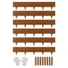 Steel Landscape Edging, 6-Packs 40 X 8 X 0.06 In. Weather-Resistant And Pre-Rust Metal Edging Rust Color Edging Border 1 Steel Landscape Edging, 6-Packs 40 X 8 X 0.06 In. Weather-Resistant And Pre-Rust Metal Edging Rust Color Edging Border -Patio Furniture Shop rust color vevor metal edging nhgjspz6pcs4x0485v0 64 1000
