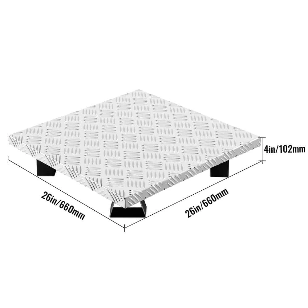 Fire Pit Heat Shield 26 X 26 In. High Temp Carbon Steel Fire Pit Heat Deflector For Grass Lawn Guard Fire Pit Pad,Square 9 Fire Pit Heat Shield 26 X 26 In. High Temp Carbon Steel Fire Pit Heat Deflector For Grass Lawn Guard Fire Pit Pad,Square - Image 7