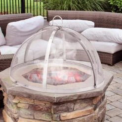 Firepit Spark Screen Lid 30 In. Dia. Outdoor Firepit Ring Cover Round Accessories Fire Pit Metal Cover 17 Firepit Spark Screen Lid 30 In. Dia. Outdoor Firepit Ring Cover Round Accessories Fire Pit Metal Cover -Patio Furniture Shop silver vevor fire pit covers and accessories hkwz201bxgqxt4q0kv0 31 1000