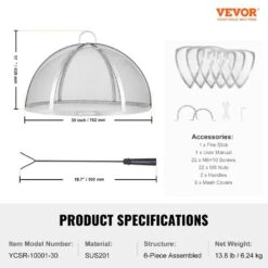 Firepit Spark Screen Lid 30 In. Dia. Outdoor Firepit Ring Cover Round Accessories Fire Pit Metal Cover 16 Firepit Spark Screen Lid 30 In. Dia. Outdoor Firepit Ring Cover Round Accessories Fire Pit Metal Cover -Patio Furniture Shop silver vevor fire pit covers and accessories hkwz201bxgqxt4q0kv0 76 1000