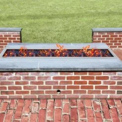 Fire Pit Pan 49 X 8 In. Stainless Steel Linear Trough Fire Pit Pan And Burner 90 K BTU Built-in Fire Pit Burner Pan 17 Fire Pit Pan 49 X 8 In. Stainless Steel Linear Trough Fire Pit Pan And Burner 90 K BTU Built-in Fire Pit Burner Pan -Patio Furniture Shop silver vevor gas fire pits skhp48x6x20000001v0 31 1000