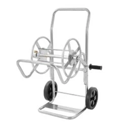 Hose Reel Cart, Hold Up To 200 Ft. Of 5/8 In. Hose (Hose Not Included) Garden Water Hose Carts Mobile Tools With Wheels