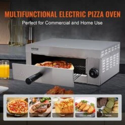 Electric Countertop Pizza Oven 12 In. 1500-Watt Commercial Pizza Oven W/0-Minutes To 60-Minutes Timer Outdoor Pizza Oven 15 Electric Countertop Pizza Oven 12 In. 1500-Watt Commercial Pizza Oven W/0-Minutes To 60-Minutes Timer Outdoor Pizza Oven -Patio Furniture Shop silver vevor pizza ovens ctsdpslbxg1dwglzuv1 fa 1000