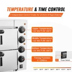 Commercial Pizza Oven Countertop, 16 In. Electric Outdoor Pizza Oven In Stainless Steel With Stone And Handle -Patio Furniture Shop silver vevor pizza ovens fmdrpslscsxnxr1rgv1 1f 1000