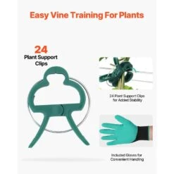 Cucumber Trellis For Climbing Plants 35 In. X 55 In. Foldable Cucumber Trellis Set With Plant Clips Outdoor 2025 Upgrade 14 Cucumber Trellis For Climbing Plants 35 In. X 55 In. Foldable Cucumber Trellis Set With Plant Clips Outdoor 2025 Upgrade -Patio Furniture Shop sliver vevor tomato cages hgpjtxczaxj3jgfluv0 44 1000