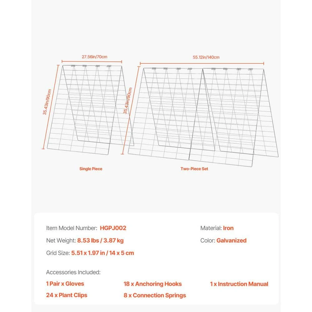 Cucumber Trellis For Climbing Plants 35 In. X 55 In. Foldable Cucumber Trellis Set With Plant Clips Outdoor 2025 Upgrade 9 Cucumber Trellis For Climbing Plants 35 In. X 55 In. Foldable Cucumber Trellis Set With Plant Clips Outdoor 2025 Upgrade - Image 7