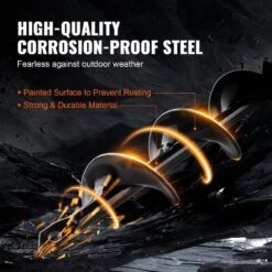 Auger Drill Bit For Planting 1.6 In. X 16.5 In. Garden Auger Drill Bit Spiral Drill Bit -Patio Furniture Shop specialty garden tools lxzths16in164fxy7v0 4f 1000