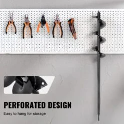 Auger Drill Bit For Planting 3 In. X 24 In. Garden Auger Drill Bit Spiral Drill Bit For Bulbs Planting And Holes Digging -Patio Furniture Shop specialty garden tools lxzths3inch2kpxksv0 44 1000