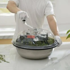 Leaf Bowl Trimmer 16 In. Trimmer Bowl Manual Bud Trimmer With Stainless-Steel Blades Reaper Cutter For Twisted Spin Cut 17 Leaf Bowl Trimmer 16 In. Trimmer Bowl Manual Bud Trimmer With Stainless-Steel Blades Reaper Cutter For Twisted Spin Cut -Patio Furniture Shop specialty garden tools sdscj16inchpioobov0 31 1000