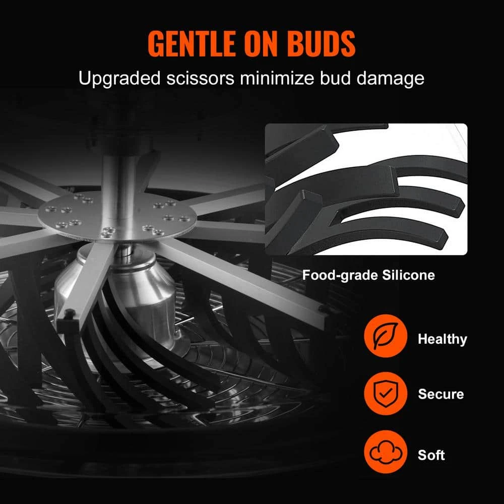 Leaf Bowl Trimmer 16 In. Trimmer Bowl Manual Bud Trimmer With Stainless-Steel Blades Reaper Cutter For Twisted Spin Cut 7 Leaf Bowl Trimmer 16 In. Trimmer Bowl Manual Bud Trimmer With Stainless-Steel Blades Reaper Cutter For Twisted Spin Cut - Image 5