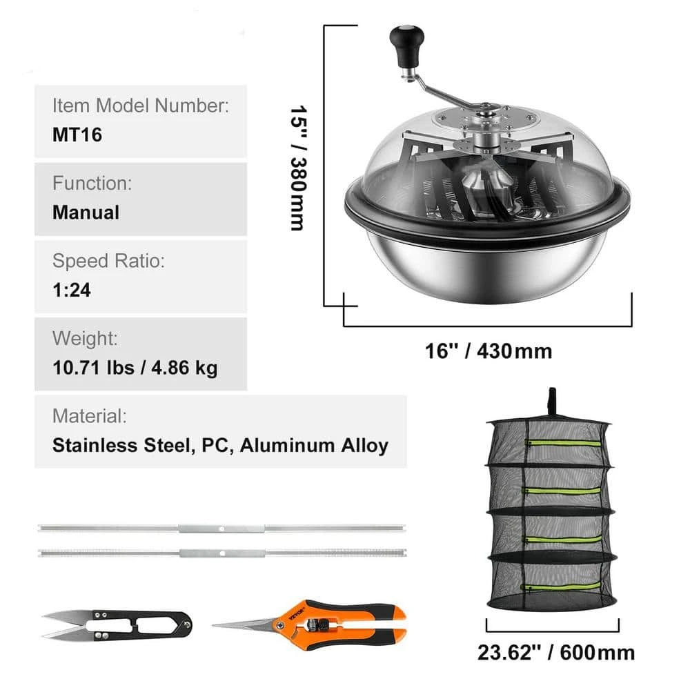 Leaf Bowl Trimmer 16 In. Trimmer Bowl Manual Bud Trimmer With Stainless-Steel Blades Reaper Cutter For Twisted Spin Cut 9 Leaf Bowl Trimmer 16 In. Trimmer Bowl Manual Bud Trimmer With Stainless-Steel Blades Reaper Cutter For Twisted Spin Cut - Image 7