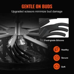 Leaf Bowl Trimmer 24 In. Trimmer Bowl Manual Bud Trimmer With Stainless-Steel Blades Cutting Leaves Buds Flowers, Sliver -Patio Furniture Shop specialty garden tools sdscj24ycabsjoaofv0 44 1000