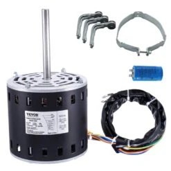 3/4HP Furnace Blower Motor 208/230-Volt 3.85 Amps 1075RPM 5 Speeds CW/CCW Rotation 48 Frame 4.8 In. Shaft Length