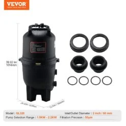 Cartridge Pool Filter 325 Sq. Ft.. Filter Area Inground Pool Filter Above Ground Swimming Pool Filtration Filter System 16 Cartridge Pool Filter 325 Sq. Ft.. Filter Area Inground Pool Filter Above Ground Swimming Pool Filtration Filter System -Patio Furniture Shop vevor cartridge pool filters yctsglqdxycbtsgrmv0 76 1000