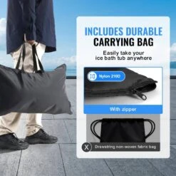 1-Jet Ice Bath Tub Cold Water Therapy Plunge Tub For Athletes Portable Outdoor Ice Barrel Plunge Pool 1-Person Occupancy 14 1-Jet Ice Bath Tub Cold Water Therapy Plunge Tub For Athletes Portable Outdoor Ice Barrel Plunge Pool 1-Person Occupancy -Patio Furniture Shop vevor cold plunge ycqhk75800008a5t6v0 44 1000