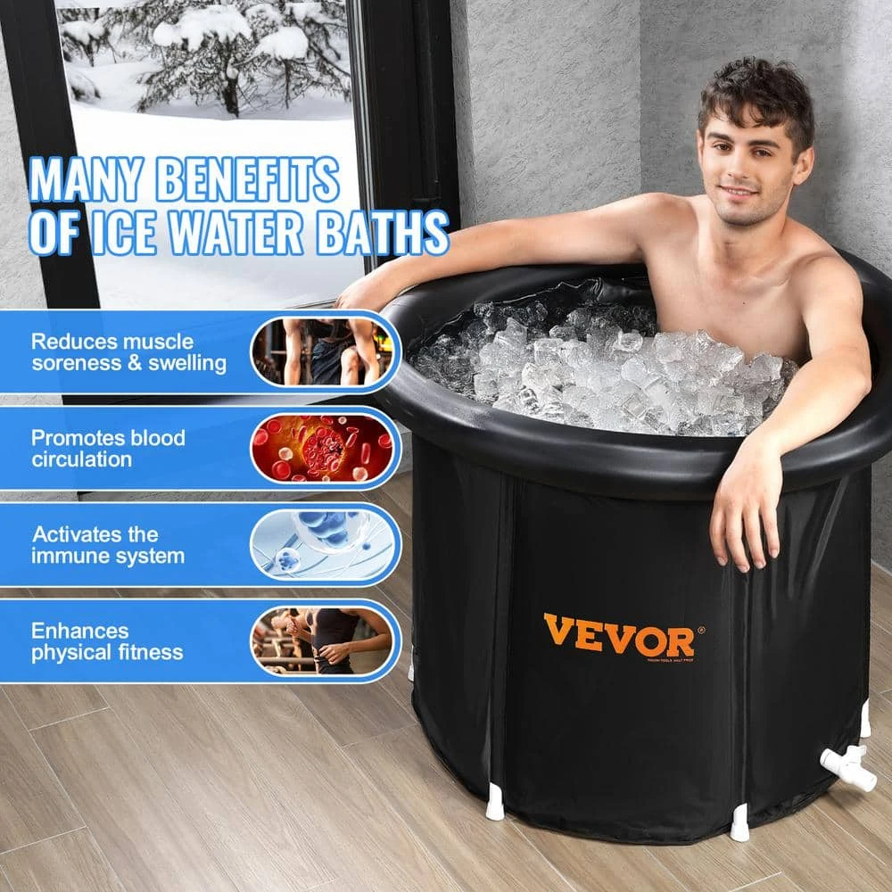 1-Jet Ice Bath Tub Cold Water Therapy Plunge Tub For Athletes Portable Outdoor Ice Barrel Plunge Pool 1-Person Occupancy 8 1-Jet Ice Bath Tub Cold Water Therapy Plunge Tub For Athletes Portable Outdoor Ice Barrel Plunge Pool 1-Person Occupancy - Image 6