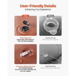 16 Gal. PVC, Tree Watering Bags, For Slow Release Drip Irrigation, 6-9 Hours, 4-Packs, Water Saving, For New Trees 14 16 Gal. PVC, Tree Watering Bags, For Slow Release Drip Irrigation, 6-9 Hours, 4-Packs, Water Saving, For New Trees -Patio Furniture Shop vevor drip irrigation kits hsjsd16gal4j3pibdv0 44 1000