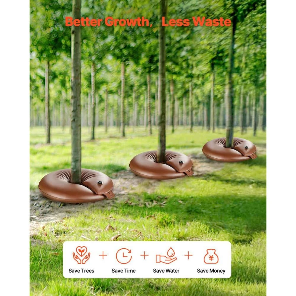 16 Gal. PVC, Tree Watering Bags, For Slow Release Drip Irrigation, 6-9 Hours, 4-Packs, Water Saving, For New Trees 8 16 Gal. PVC, Tree Watering Bags, For Slow Release Drip Irrigation, 6-9 Hours, 4-Packs, Water Saving, For New Trees - Image 6