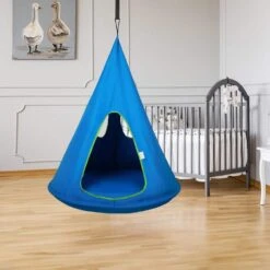 Kids Nest Swing Chair Hanging Hammock Chair With Adjustable Rope Hammock Swing Bed Chair For Kids Indoor And Outdoor Use -Patio Furniture Shop vevor fabric hammocks dczplsbfb0008tnq2v0 31 1000