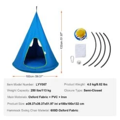 Kids Nest Swing Chair Hanging Hammock Chair With Adjustable Rope Hammock Swing Bed Chair For Kids Indoor And Outdoor Use -Patio Furniture Shop vevor fabric hammocks dczplsbfb0008tnq2v0 76 1000