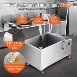 300 Watt Mobile Fryer Filter 80 Lbs. Capacity Oil Filtration System 10.6 Gal. Fryer Filter Frying Oil Filtering System -Patio Furniture Shop vevor fryer accessories lf5 jyf1jzyglqjg1v1 44 1000