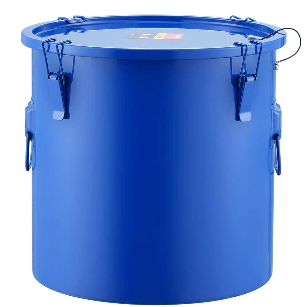Fryer Grease Bucket 8 Gal Oil Disposal Caddy Carbon Steel Fryer Oil Bucket Oil Transport Container, Blue 3 Fryer Grease Bucket 8 Gal Oil Disposal Caddy Carbon Steel Fryer Oil Bucket Oil Transport Container, Blue