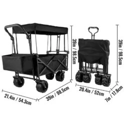 3 Cu.ft. Collapsible Folding Outdoor Wagon Cart 600D Oxford Polyester Foldable Steel Camping Folding Garden Cart, Black 16 3 Cu.ft. Collapsible Folding Outdoor Wagon Cart 600D Oxford Polyester Foldable Steel Camping Folding Garden Cart, Black -Patio Furniture Shop vevor garden carts dzdptc bkhsku0001v0 76 1000