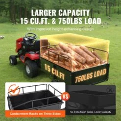 750 Lbs. 15 Cu. Ft. Heavy Duty ATV Trailer Steel Dump Cart Garden Cart Garden Utility Trailer Blade Span 15 750 Lbs. 15 Cu. Ft. Heavy Duty ATV Trailer Steel Dump Cart Garden Cart Garden Utility Trailer Blade Span -Patio Furniture Shop vevor garden carts hytctpk12cuftvb4cv0 1f 1000